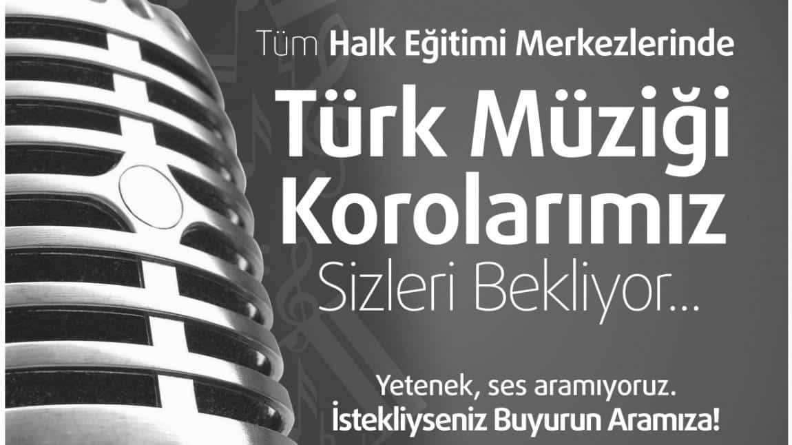 Açılacak Olan Türk Müziği Kurs Programları ve Detayları İçin Tıklayınız